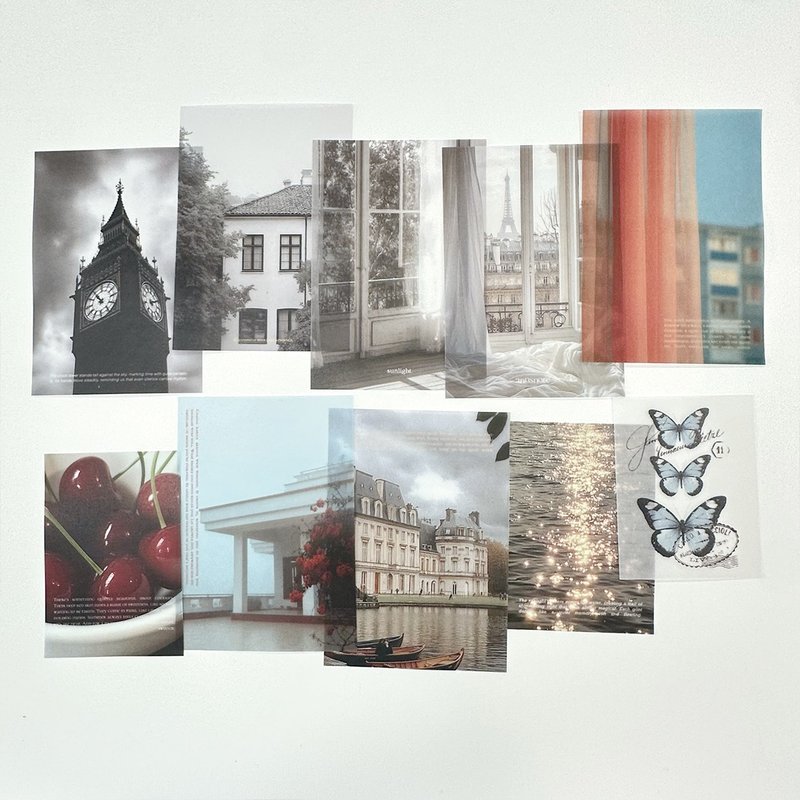 130g Tracing Paper Sensitive Background Paper 10 Types Mix (anns note) - 便條紙/便利貼 - 紙 多色