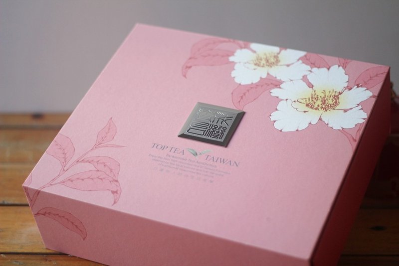 【有好食茶】茶葉禮盒 / 四季春茶＋蜜香紅茶 - 茶葉/漢方茶/水果茶 - 紙 粉紅色
