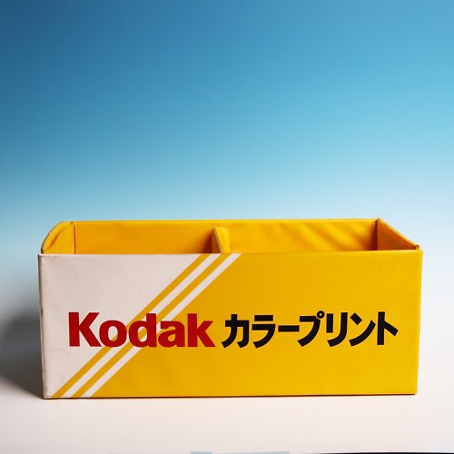 桑惠商號 Somewhere Somehow 桑惠商號 1970s 日本製 KODAK柯達 古董雙格折疊收納盒 防水