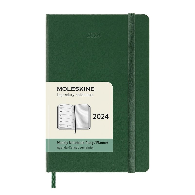 _勿上架__勿上架_MOLESKINE 2024 週記手帳 12M 硬殼 口袋型 綠 - 筆記本/手帳 - 紙 綠色