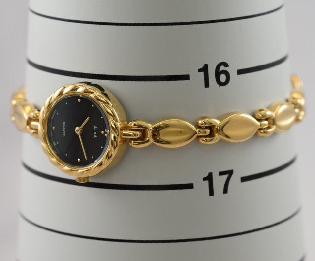 送料無料 SEIKO ALBA 女性用腕時計 クォーツ 18mm ラウンドシェイプ