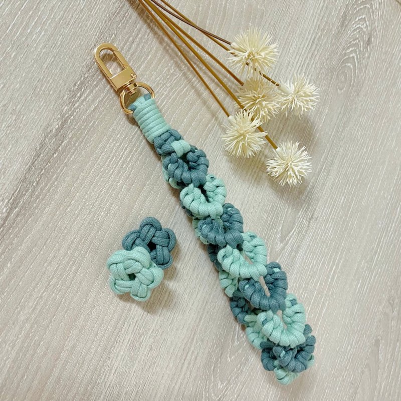 Like a leaf, like a love wrist rope - Lanyards & Straps - Cotton & Hemp 