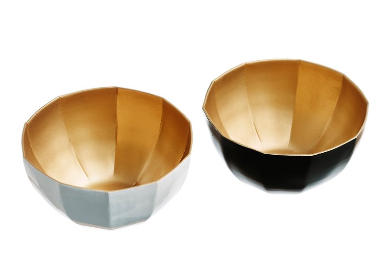 【UK】●Gold & Enamel Nesting Bowls●  The Just Slate Company - Bowls - Other Metals 