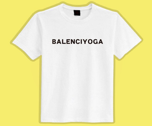 Balenciaga store yoga shirt