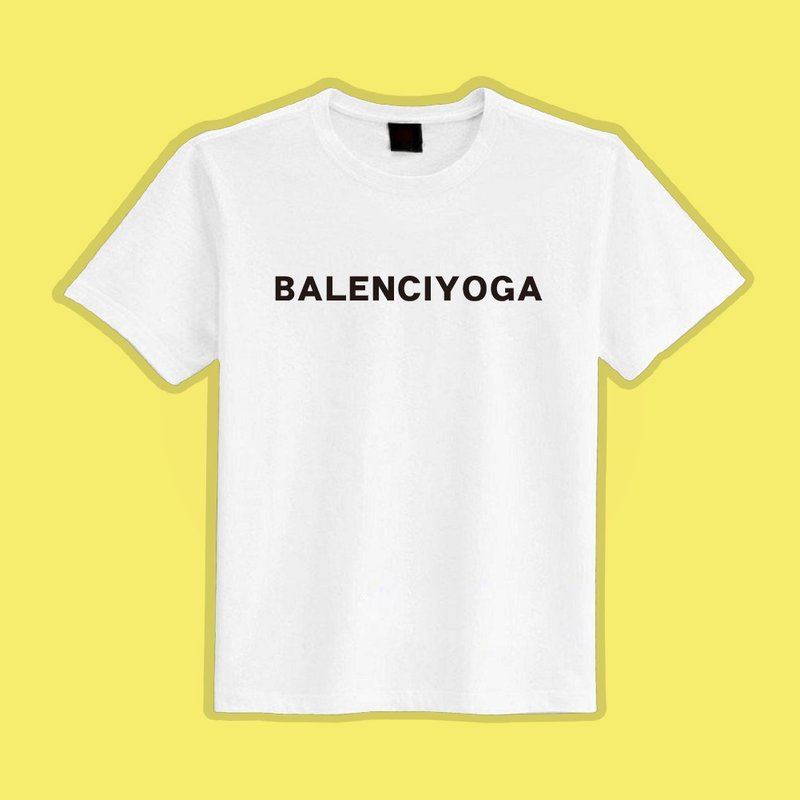 巴黎瑜珈 Balenciaga 衣服 T恤 衣服 文字衣 童裝 T恤 黑T 台灣製 - 男/女童裝 - 棉．麻 多色