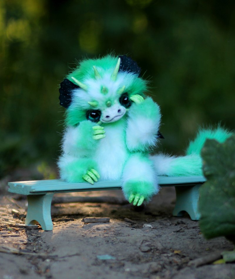 ドラゴンバッキー - 人形・フィギュア - その他の素材 グリーン