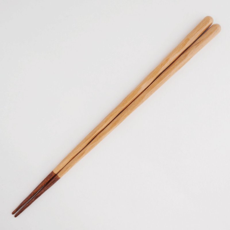 Hyosaemon Kezuri Chopsticks, Cherry Blossom Chopstick Tips, Large 23.5cm, Medium 21.5cm - Chopsticks - Wood 