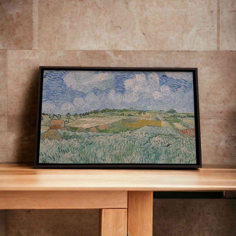 Van Gogh's famous painting - Auvers Plain [Gecko Puzzle] - Items for Display - Wood Green