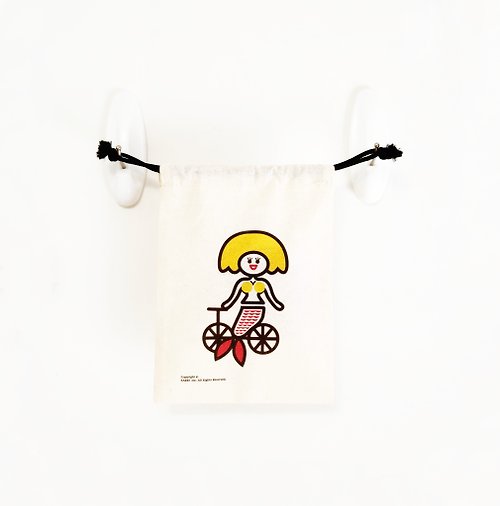 PEACE 丹麥美人魚 收納 收納包 化妝包 帆布袋 水壺袋 環保袋 束口袋