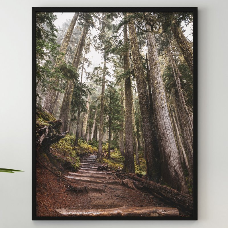 Forest Giants Wall Poster, Printable Thick Forest Art, Forest Nature Artwork - Posters - Paper 