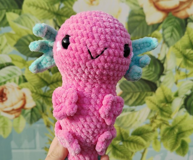 Amigurumi Axolotl, Confetti Axolotl, Axolotl, Axolotl Plush, Axolotl ...