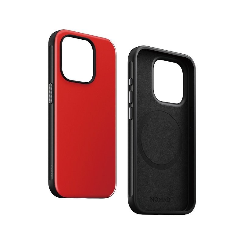 [US NOMAD] Sports Color Cool Protective Case-iPhone 15 Series Red - เคส/ซองมือถือ - วัสดุอื่นๆ สีแดง