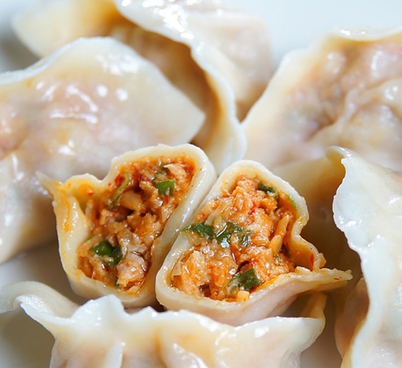 手工嗆辣泡菜水餃30入【韓式泡菜】無添加 - 水餃/滷味/熟食 - 其他材質 白色