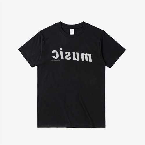HeadphoneDog耳機狗設計 音樂music反向 純棉T桖T-shirt