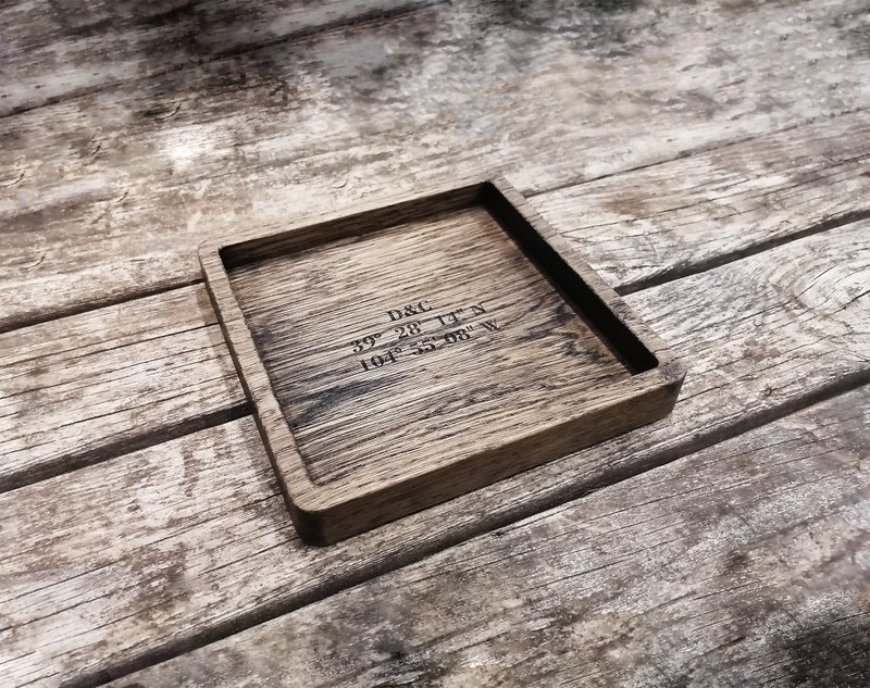 Custom Valet Tray, Small Wooden Tray, Valet Organizer, Mens Gift, Keepsake Tray - 居家收納/收納盒/儲物盒 - 木頭 黑色