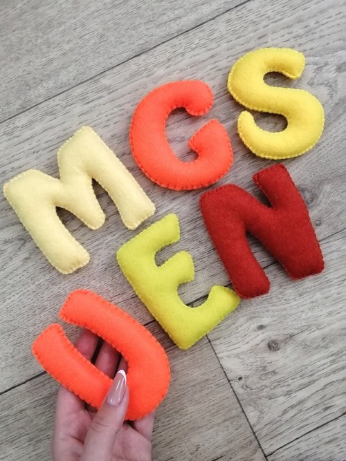 Felt Alphabet Soft Letters English Alphabet Learning Letters Childrens  Alphabet - Shop WorkshopLena Kids' Toys - Pinkoi