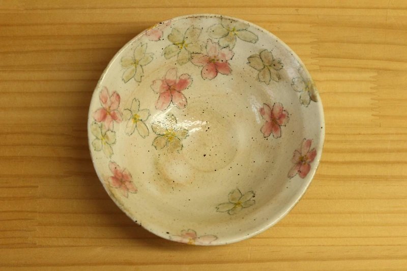 S-only screen Sakura's simmered bowl. - ถ้วยชาม - ดินเผา 
