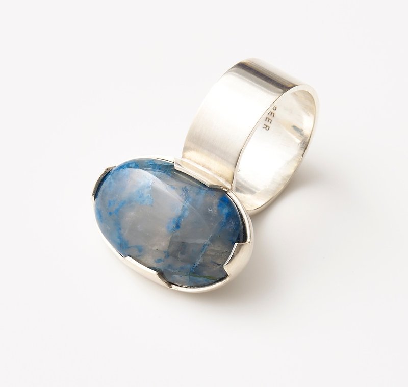 CR34(シャッタカイト) - 戒指 - 其他金屬 藍色