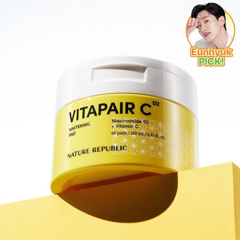Nature Republic Vitapair C 亮白補水棉片 (60片) - 面膜/凍膜/泥膜 - 其他材質 