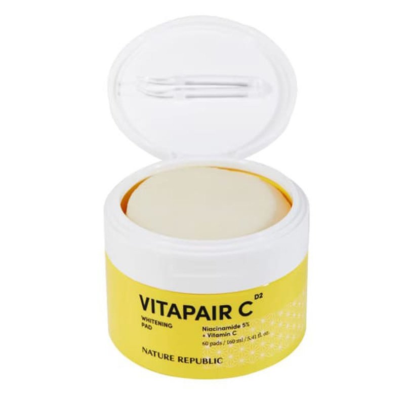 Nature Republic Vitapair C 亮白補水棉片 (60片) - 面膜/凍膜/泥膜 - 其他材質 