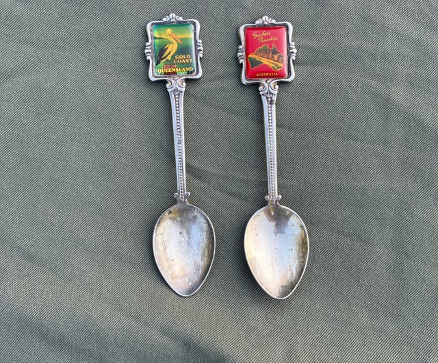 ヴィンテージの銀メッキお土産スプーン – サーファーズパラダイス