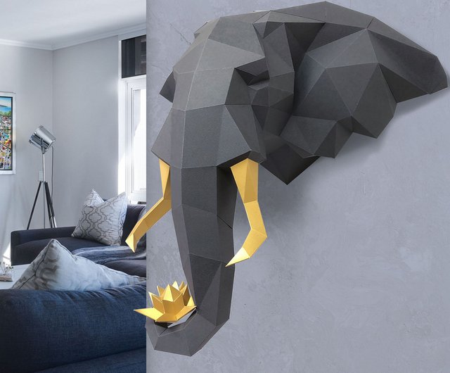 Elephant Papercraft Kit