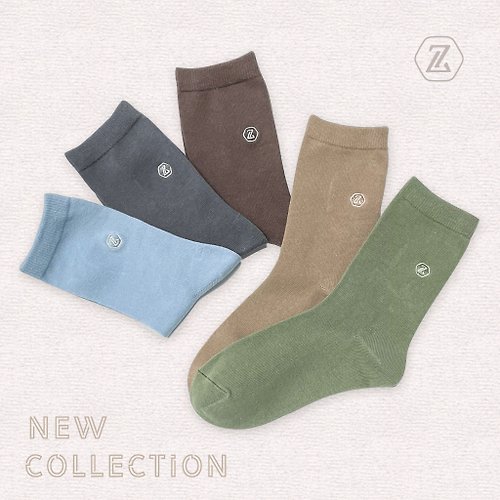 ZILA SOCKS | 台灣織襪設計品牌 日系極簡風中統襪