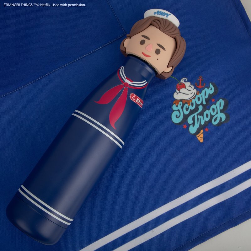 怪奇物語 - Scoops Ahoy 史蒂夫 水瓶 - 水瓶/水壺 - 其他金屬 藍色