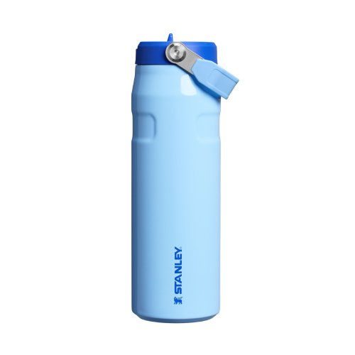 STANLEY 臺灣總代理 STANLEY輕重力系列 IceFlow Aerolight摺疊吸管杯 0.7L / 湖泊藍