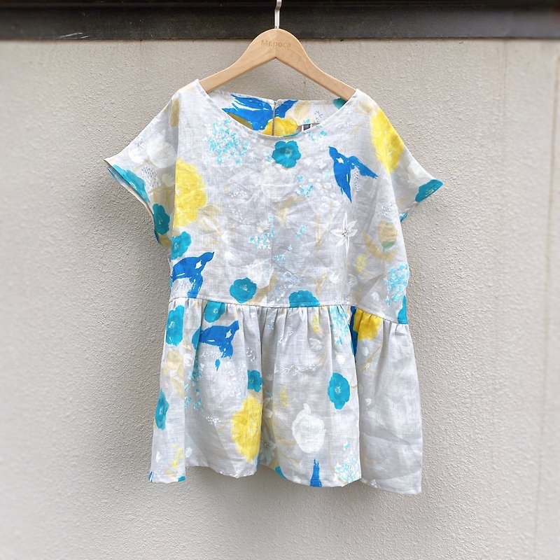 Ito Linen- Adult Puff Top - เสื้อผู้หญิง - ผ้าฝ้าย/ผ้าลินิน หลากหลายสี