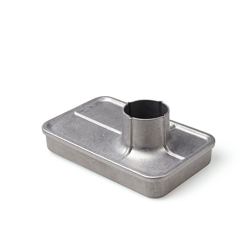 Landscape storage box-Volcano (Raw Metal aluminum color) - Pen & Pencil Holders - Other Metals Silver