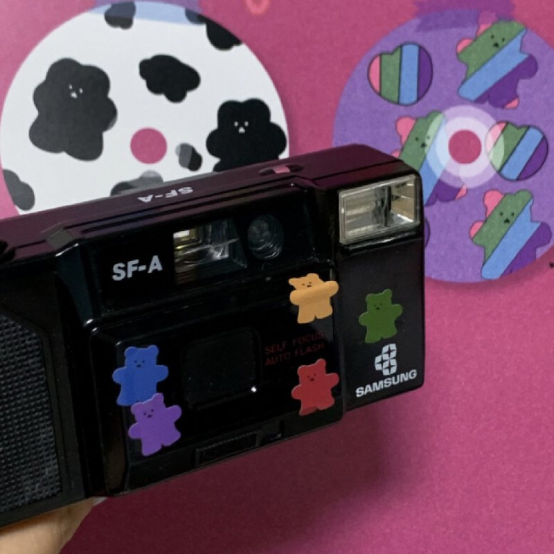 韓國文創 Chanibear seal sticker - twinkle 可爱的粘贴 - 貼紙 - 紙 