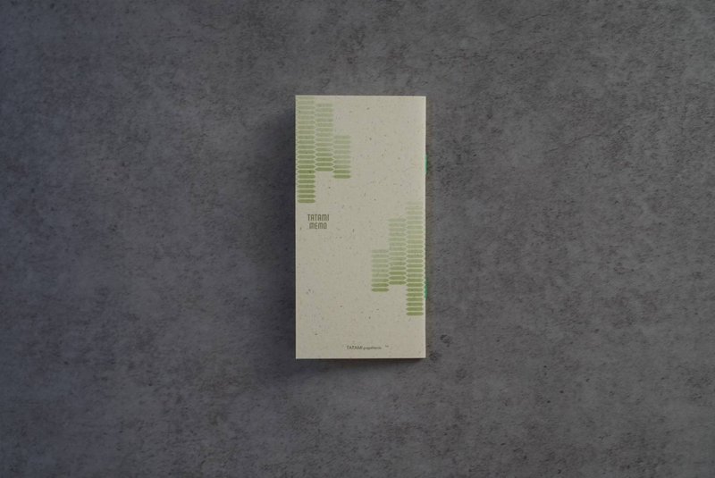 TATAMI MEMO: A premium notebook crafted with Echizen Washi paper techniques, infused with igusa. - สมุดบันทึก/สมุดปฏิทิน - กระดาษ 