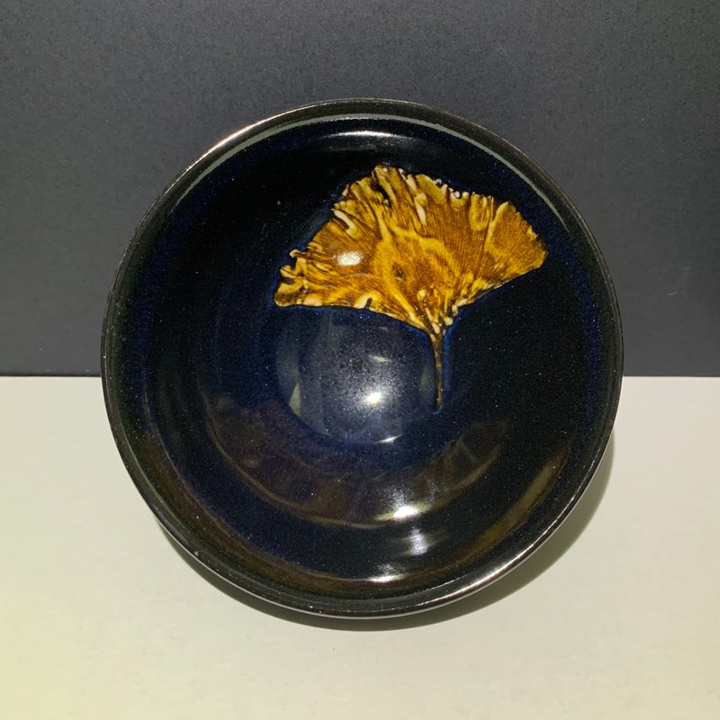 木葉天目中茶碗主人杯 / 邱毓寧 / 鶯歌燒 / A70 - 茶壺/茶杯/茶具 - 瓷 黑色