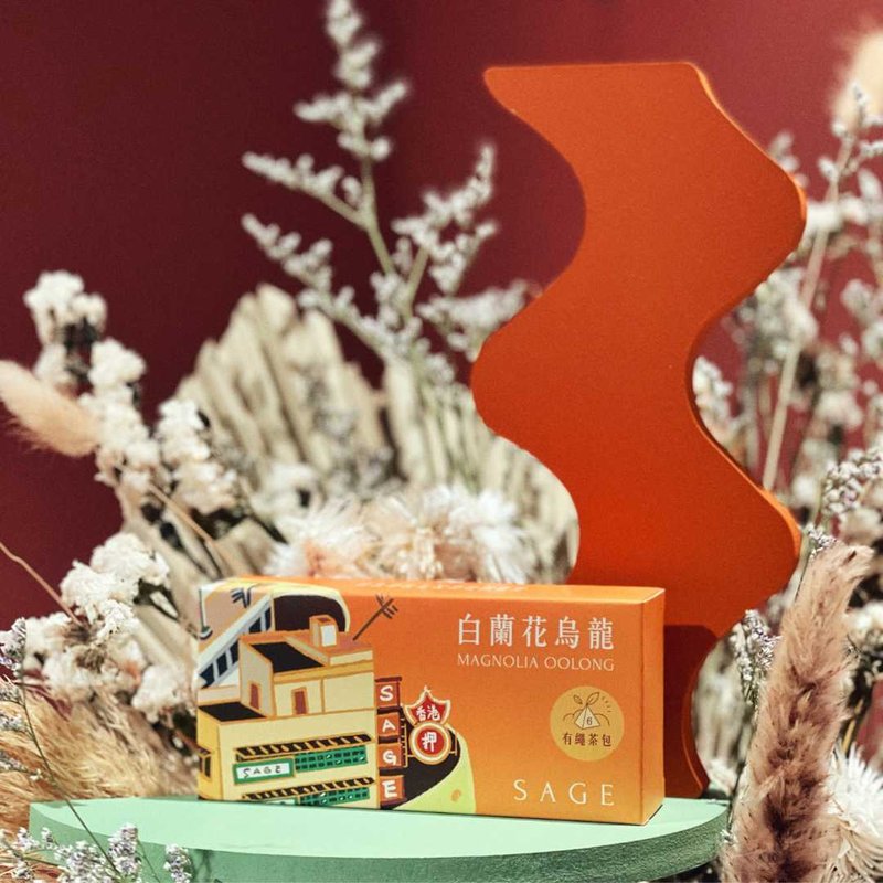 Sage Tea【花々の香り】白蘭花烏龍 リーフティーバッグ 6個 - ティーバッグ・茶葉 - 食材 ホワイト