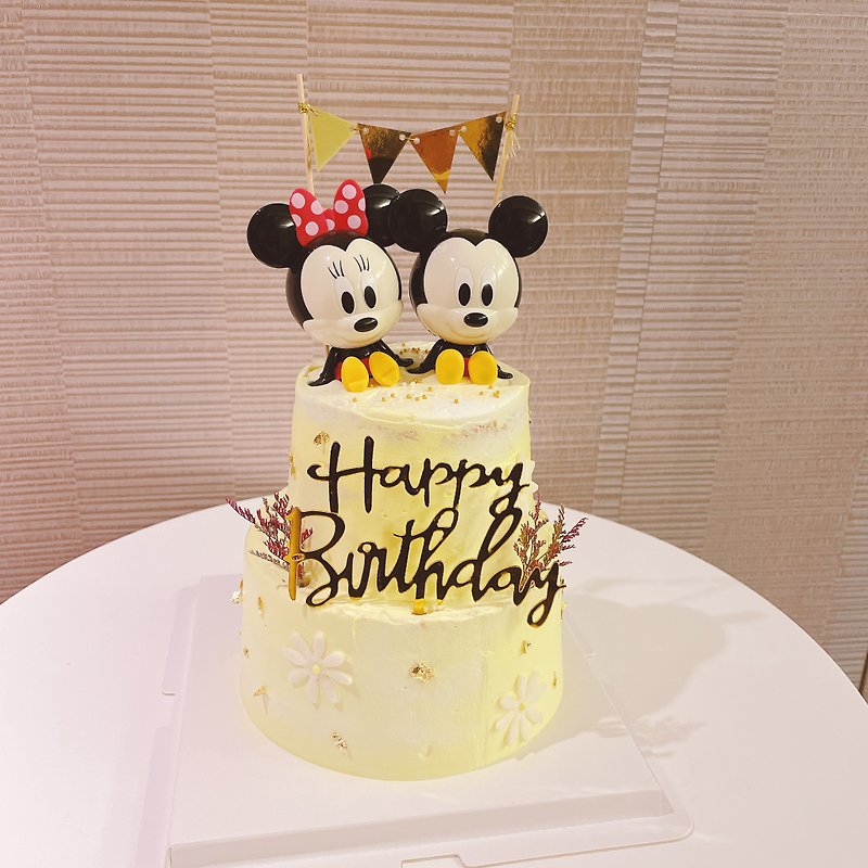 Customized Mickey Mouse Cake/ Birthday Cake/ Money Cake/ Cartoon Cake Self Pickup - Cake & Desserts - Fresh Ingredients Pink
