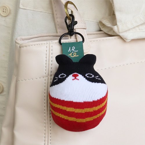 猴子設計 Monkey Design 環保購物袋【好收袋-貓咪】襪子造型 大容量提袋