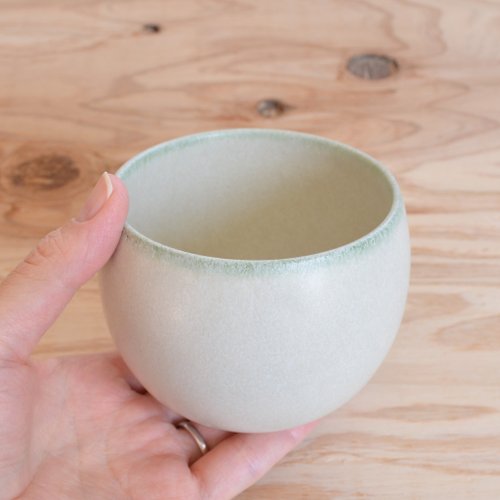 katogoroshoten 美濃焼 翠 丸碗 月白 teacup|小鉢|お碗