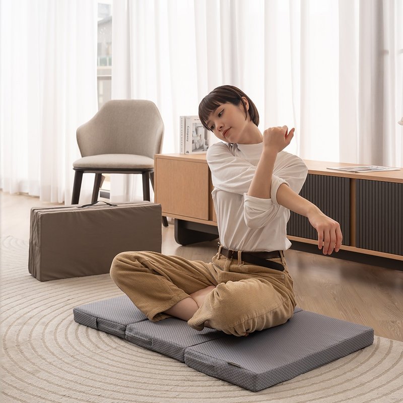 透氣舒壓_折疊打坐墊 - 其他 - 聚酯纖維 灰色