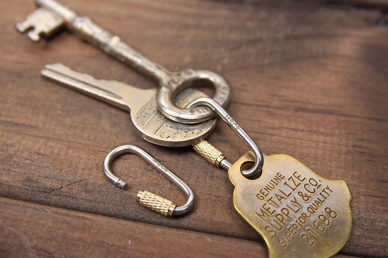 [METALIZE] Mini Industrial Quick Chain Key Ring (3pcs) - ที่ห้อยกุญแจ - สแตนเลส 