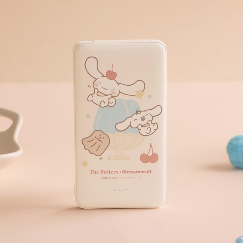 奶油家族x大耳狗果凍溜滑梯雙線快充10000mAh行動電源 - 行動電源/充電線 - 塑膠 多色