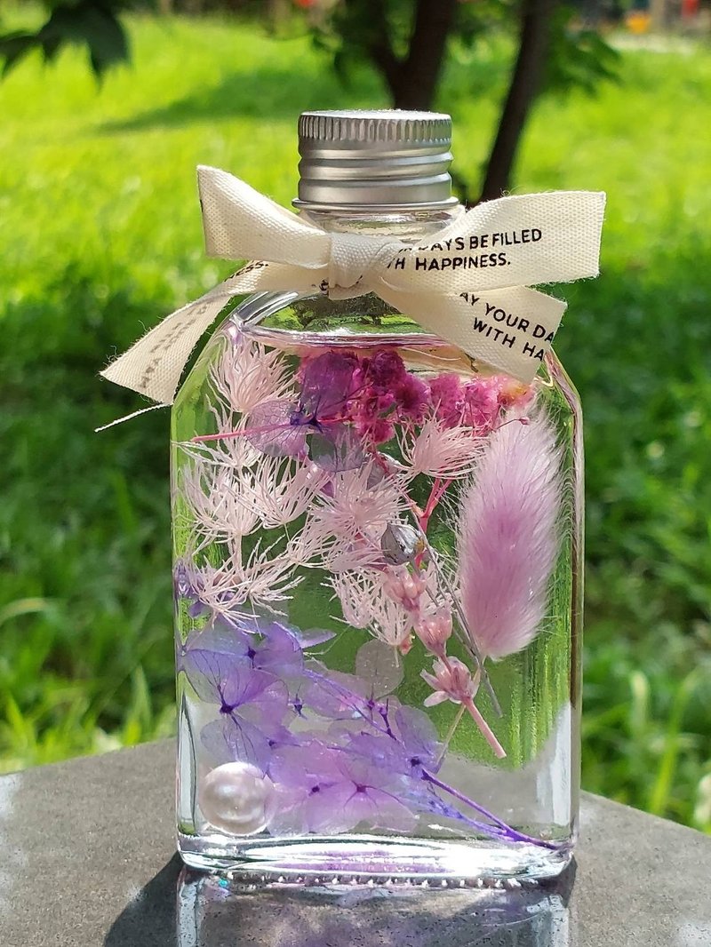 Violet Waltz Floating Bottle Floating Flower Congratulations Flower Gift Birthday, Festival, Christmas, Valentine's Day - Dried Flowers & Bouquets - Plants & Flowers 