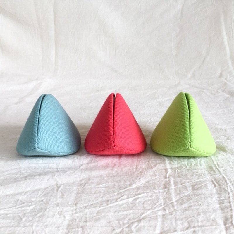 Macaron color set /accessory case/ Japanese style bag / Cute gift. - 化妝包/收納袋 - 棉．麻 多色