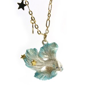 Betta ハーフムーンベタ　ネックレス　NE392