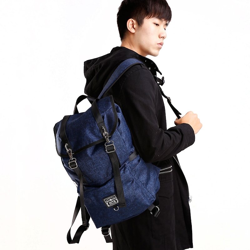 RITE Army Bag (L) - Deep Cowboy - Backpacks - Waterproof Material Blue