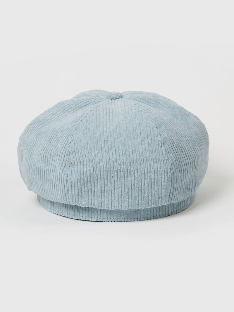 Fortune Palette Beret Hat Corduroy Blue - หมวก - วัสดุอื่นๆ 