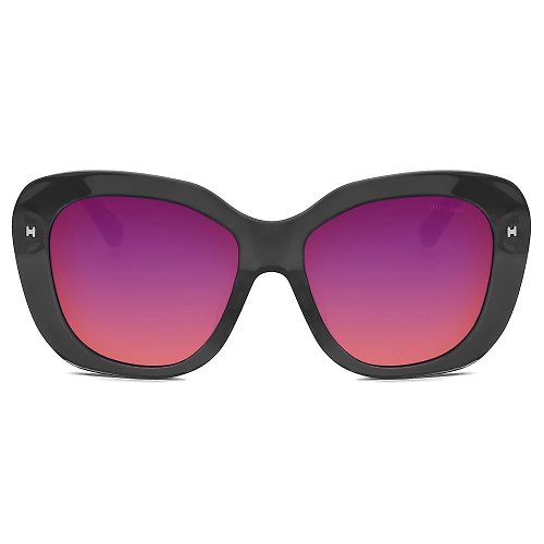 HEX Eyewear 墨鏡 | 太陽眼鏡 | 透灰色大框紫色水銀 | 台灣製 | 膠框眼鏡