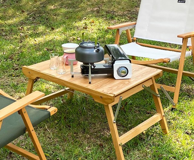 Wooden camping online table