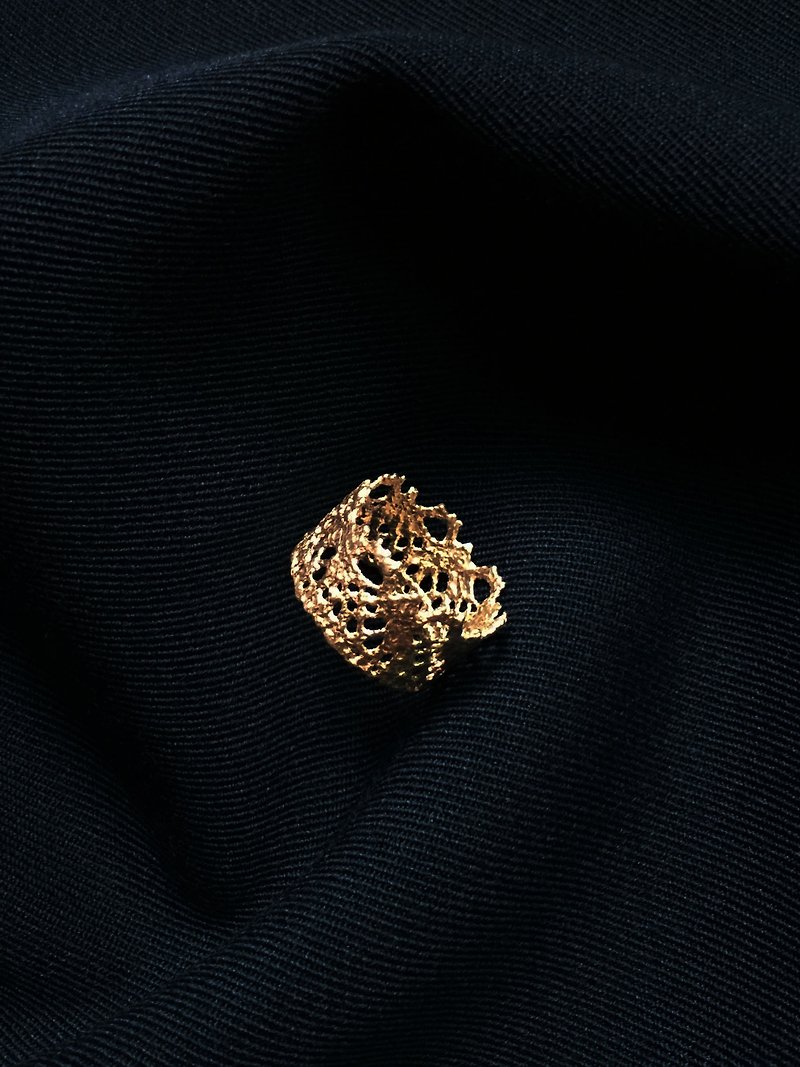 蕾絲系列 海浪 - 925純銀戒指 - 戒指 - 其他金屬 銀色