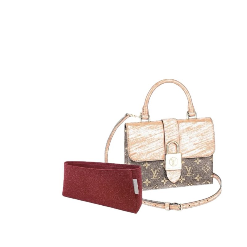 【香港製造|韓國絨布】 Bag Organizer - LV Locky BB (M44654) - 化妝包/收納袋 - 其他材質 多色